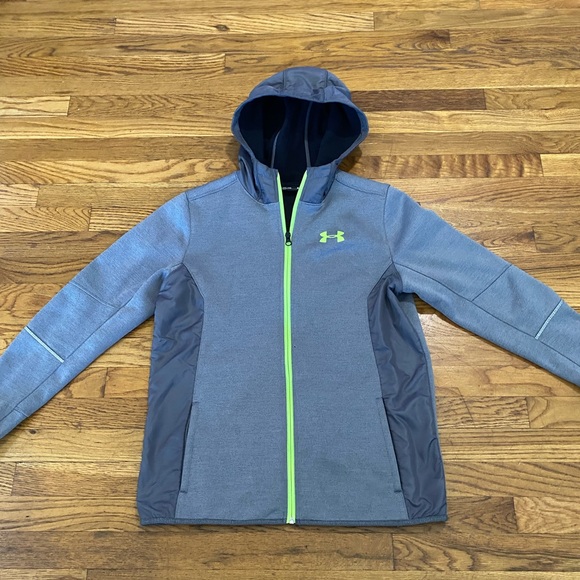 Under Armour Youth XL hooded jacket! EUC! - Picture 3 of 7